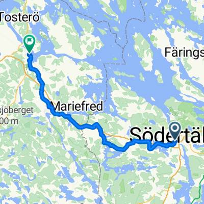 Södertälje to Nygatan, Strängnäs