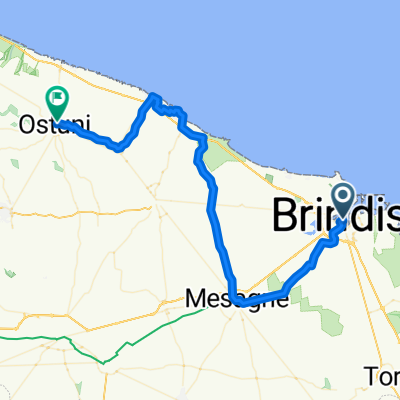 Via Filomeno Consiglio, Brindisi to Piazza della Libertà, Ostuni