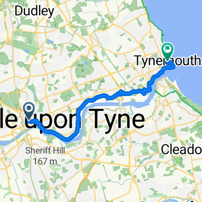 Back New Bridge Street, Newcastle Upon Tyne to Tynemouth, North Shields