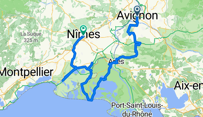 From Avignon to Nîmes