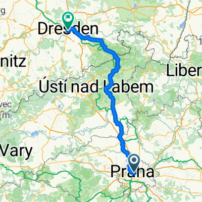 Sokolovská, Prague 8 to Dr.-Külz-Ring, Dresden