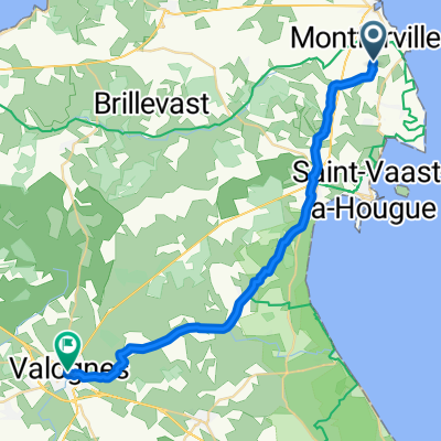 From Montfarville to Valognes