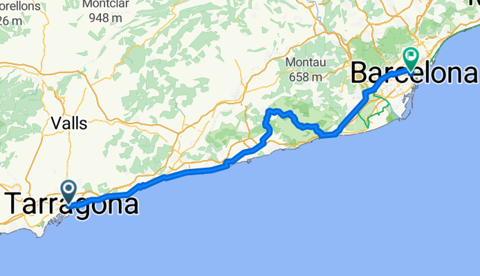 De Tarragona a Barcelona