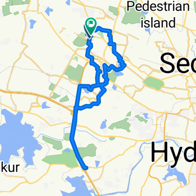 Kondapur, Hyderabad to Kondapur, Hyderabad