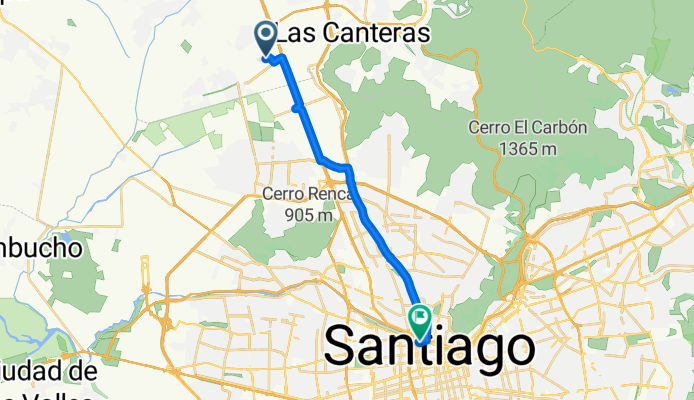 El Arroyo, Lampa a Morandé, Santiago