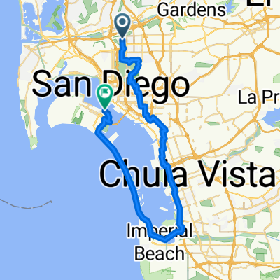 Route to Ferry Broadway