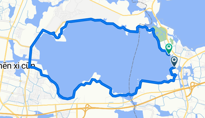 Qingpu, Shanghai to Jinzezhen Jinshang Highway No.351, Shanghai