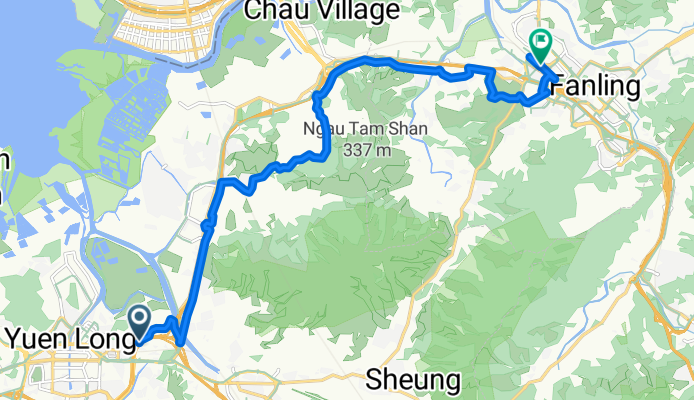 Long Wo Rd, Yuen Long to Sheung Shui