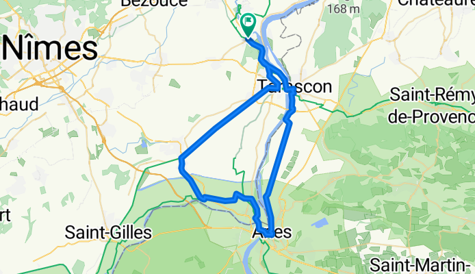 Nach Beaucaire und Arles