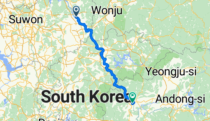 당산리, 여주시에서 중앙7길, 문경시까지