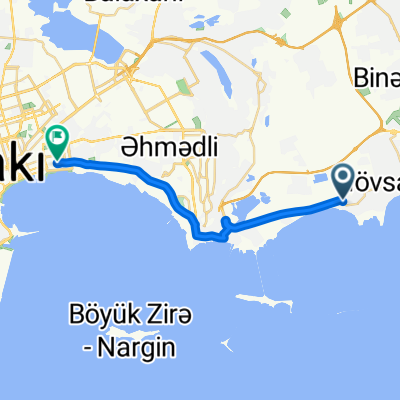 Route to Sabit Orucov küç.