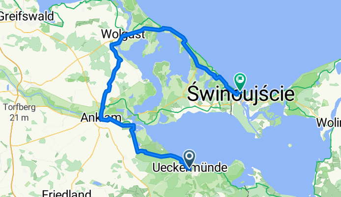 Dzień 7 przez Zinnowitz Od Ueckermünde do Świnoujście