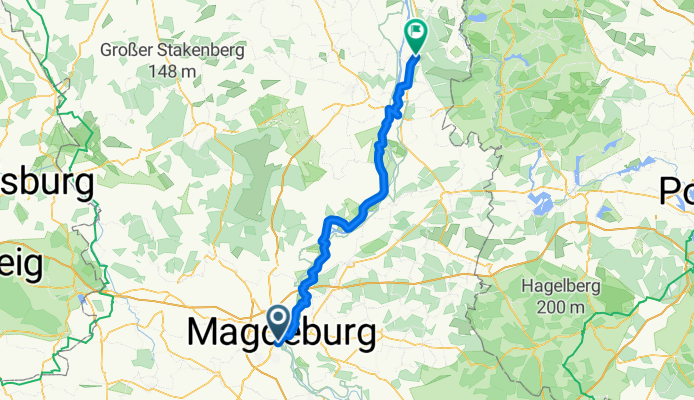 Tag 1 Von Magdeburg bis Klietz