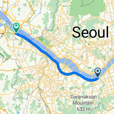 잠수교에서 강서주차장