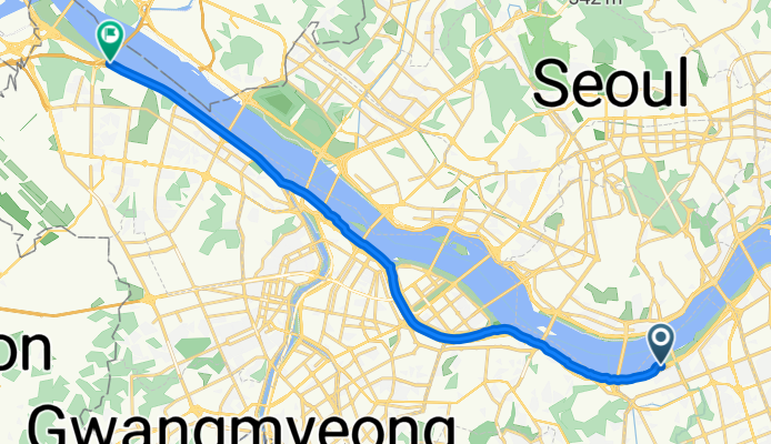 잠수교에서 강서주차장