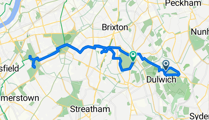 Southwark, London to Lambeth, London