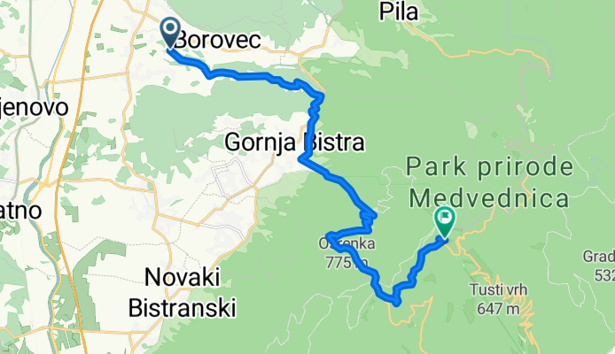 Fijanova ulica, Jakovlje to Sljemenska ulica, Zagreb