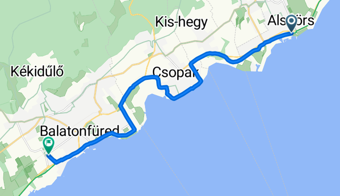 Sirály park - Balatonfüred