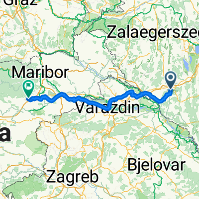 Vasút utca, Nagykanizsa - Zgornja Ložnica, Zgornja Ložnica