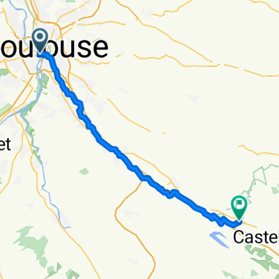 Rue de l'Amiral Galache, Toulouse à Rue des Terrasses, Labastide-d'Anjou