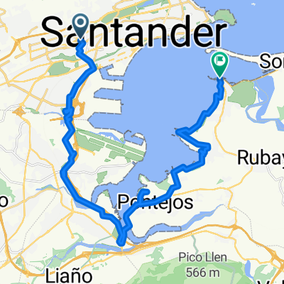 Bajada del Caleruco, Santander to Barrio Pedreña-Evaristo Lavin, Marina de Cudeyo