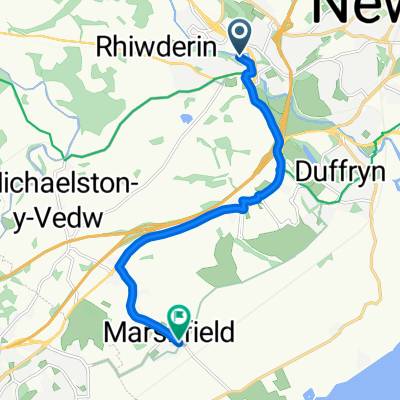 Rhymney Way, Newport to Ty Mawr Lane, Cardiff