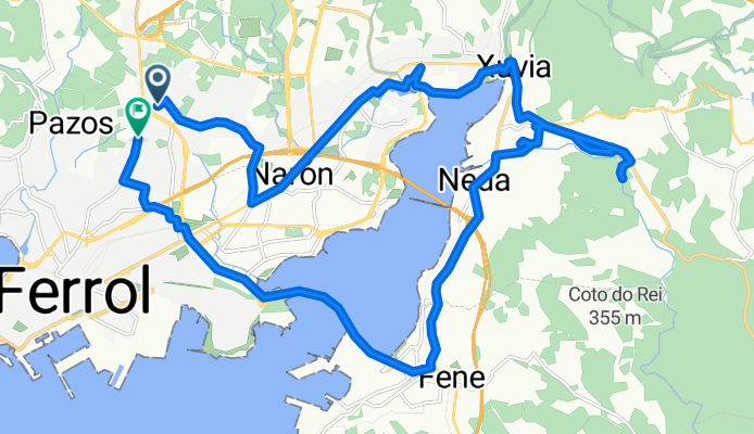 Estrada de Catabois s/n to Estrada de Catabois