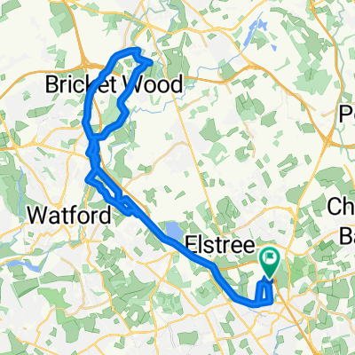 Knightswood Close, Edgware to Knightswood Close, Edgware