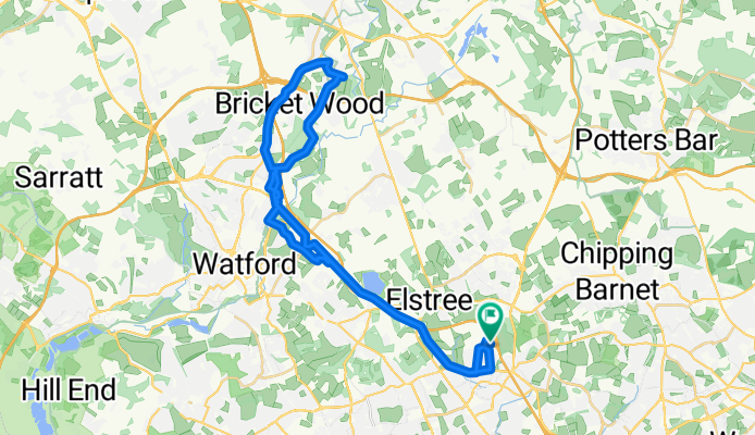 Knightswood Close, Edgware to Knightswood Close, Edgware