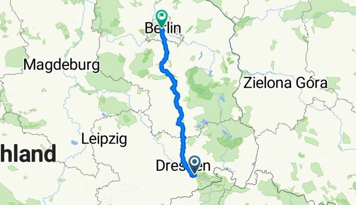 Copitz, Pirna to Washingtonplatz, Berlin