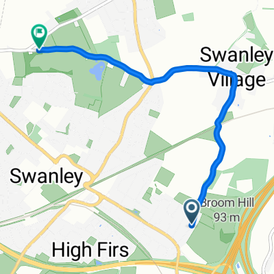 Beechenlea Lane, Swanley to Swanley, Swanley