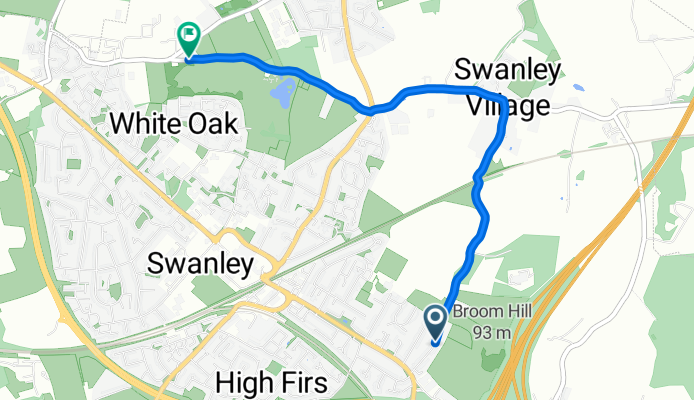 Beechenlea Lane, Swanley to Swanley, Swanley