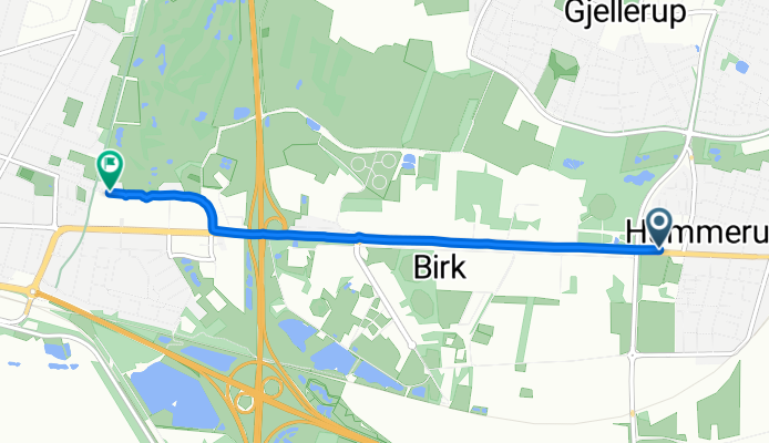 Landbrugsskolestien, Herning to Herning, Herning