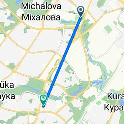 маршрут из улица Гурского