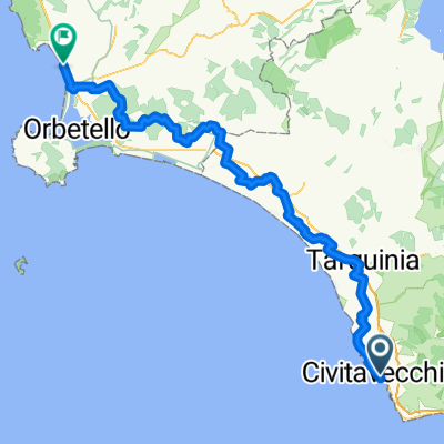 Piazza Aurelio Saffi nach Via Aurelia Nord