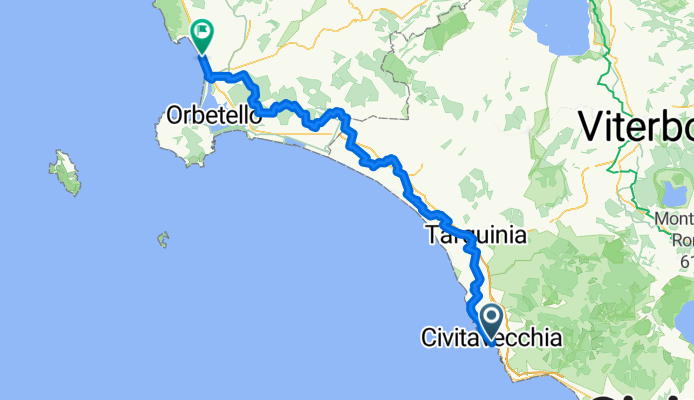 Piazza Aurelio Saffi nach Via Aurelia Nord