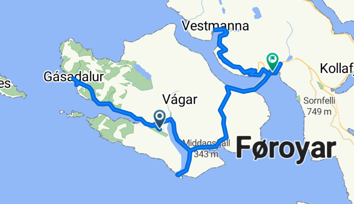 Miðvágur - Vestmanna