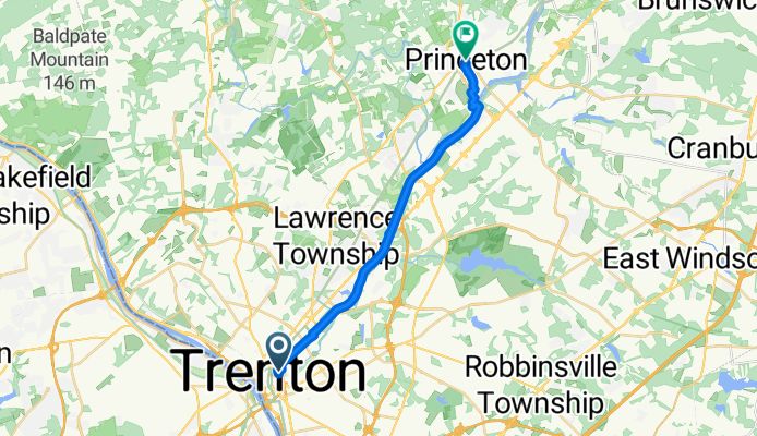 Hwy to Witherspoon and Green St (West)