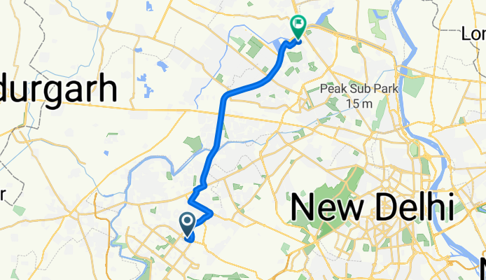 Sector 2 Dwarka, New Delhi to Shalimar Bagh Paschimi, New Delhi