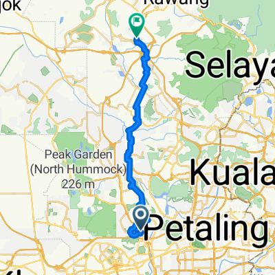 From Shah Alam to Rawang