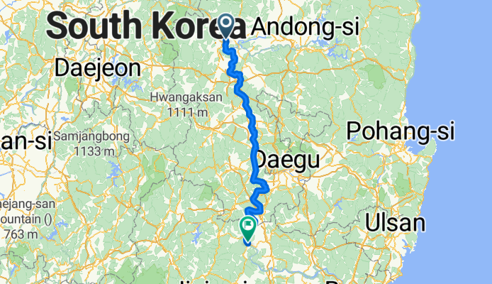 영신동, 문경시에서 합천군까지