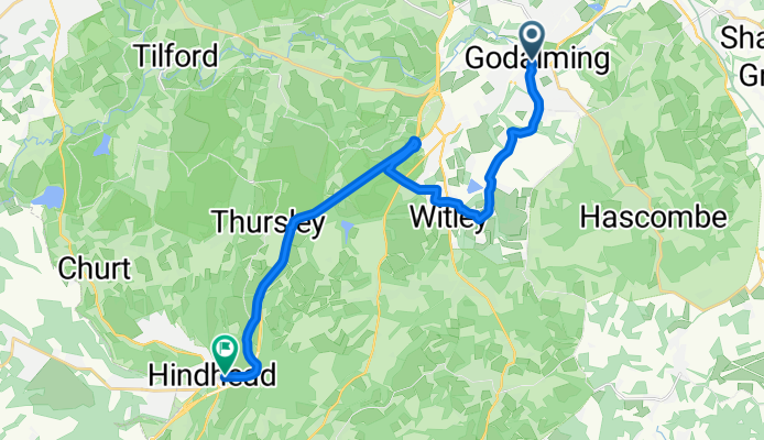 Church Street, Godalming to London Road, Waverley