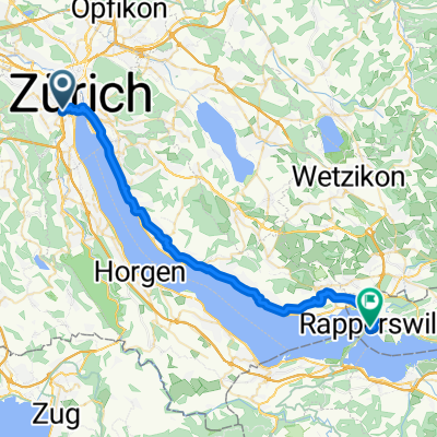 Route to Zurich