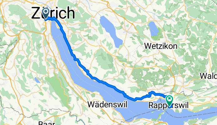 Route to Zurich