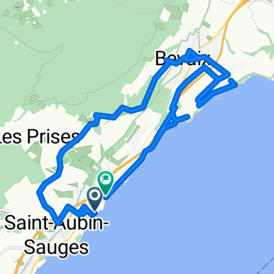 Rue du Port nach Chemin de la Grève 2a