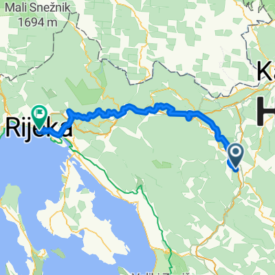 Manojlovići, Oštarije nach Korzo, Rijeka