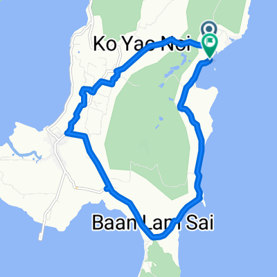 Ko Yao Noi - 14.8km Loop
