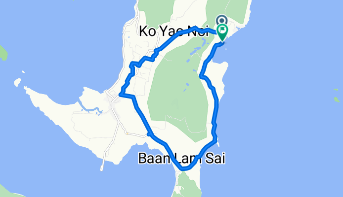 Ko Yao Noi - 14.8km Loop