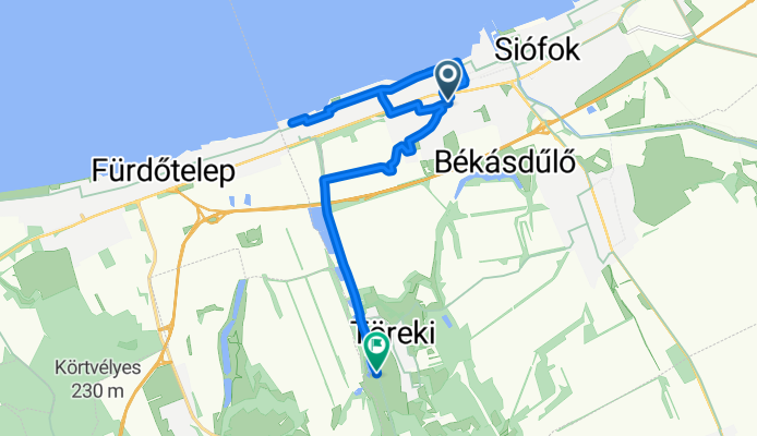 Szép-Völgyi köz, Töreki kilátó - Siófok