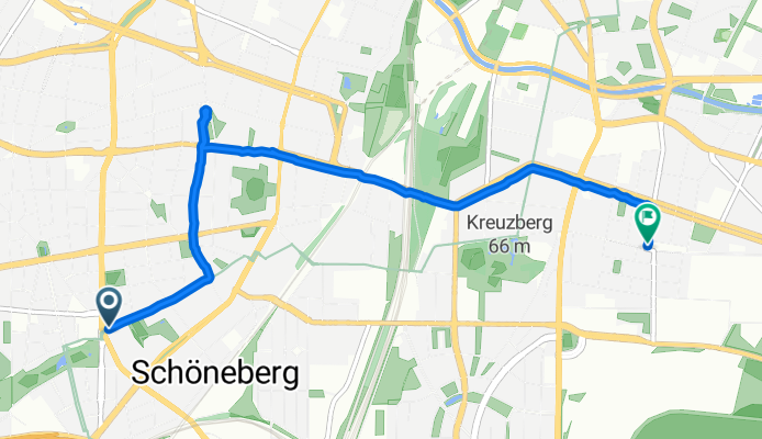 Am Rathaus, Berlin nach Bergmannstraße, Berlin